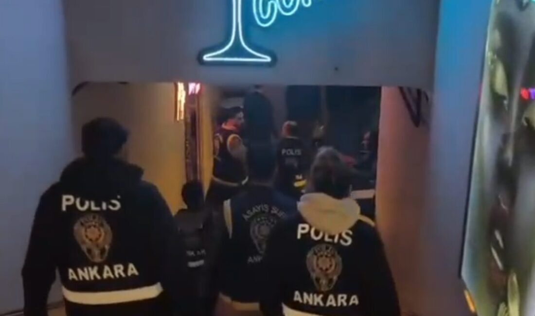 ANKARA, – ANKARA Emniyet Müdürlüğü ekipleri tarafından gerçekleştirilen fuhuş operasyonunda,