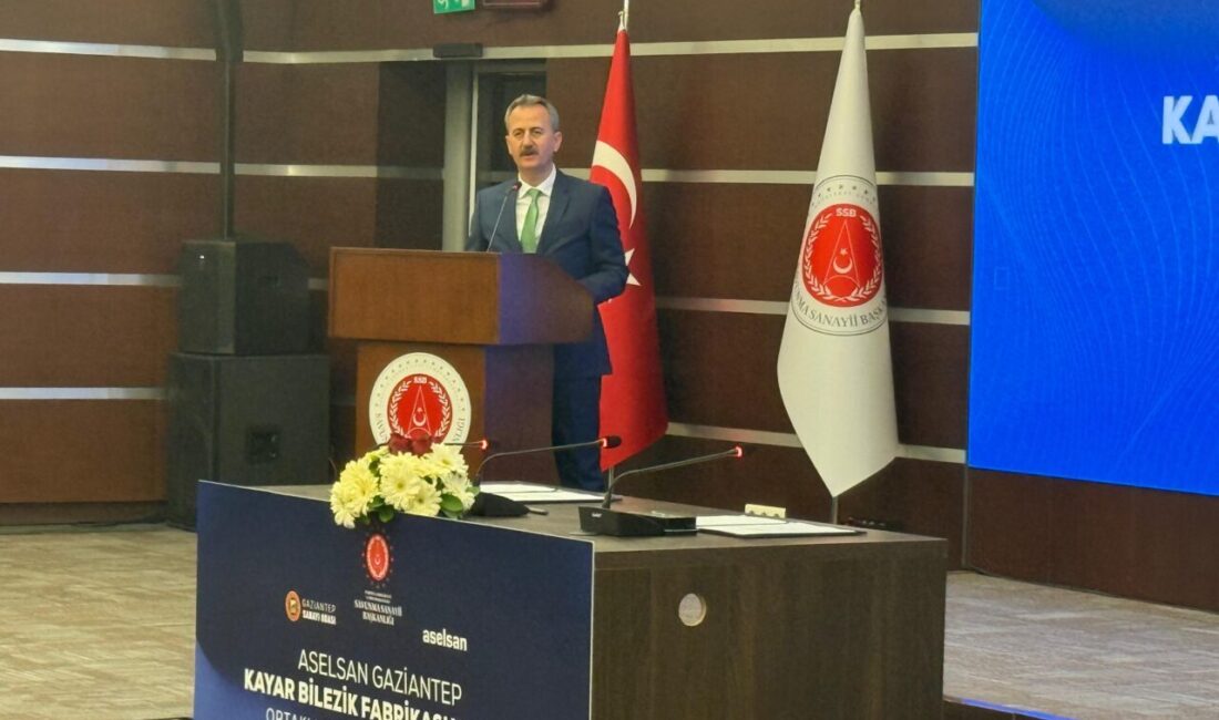 Ruken KADIOĞLU/ ANKARA, – ASELSAN Gaziantep Kayar Bilezik Fabrikası’nın ortaklık