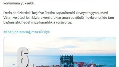 ANKARA, – ENERJİ ve Tabii Kaynaklar Bakanı Alparslan Bayraktar, “Enerji