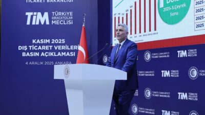 Kübra SONKAYA/ANKARA, – TİCARET Bakanı Ömer Bolat, “Kasım ayında, yıllıklandırılmış