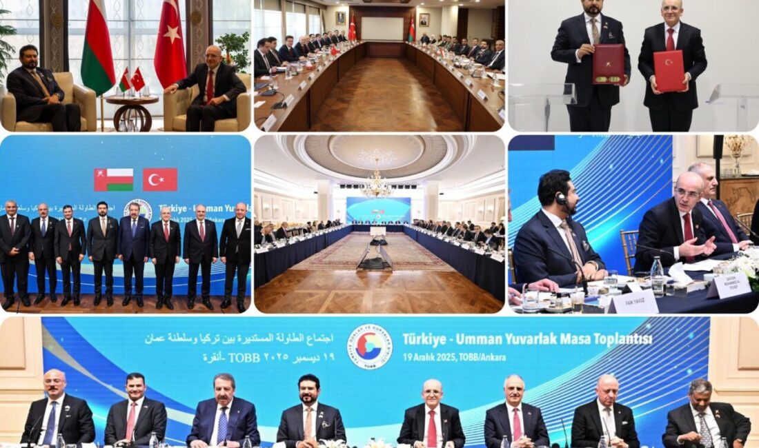 ANKARA, – HAZİNE ve Maliye Bakanı Mehmet Şimşek, Türkiye-Umman 13’üncü