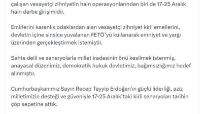 ANKARA, – ADALET Bakanı Yılmaz Tunç, “Ülkemiz üzerinde oyun kurmak