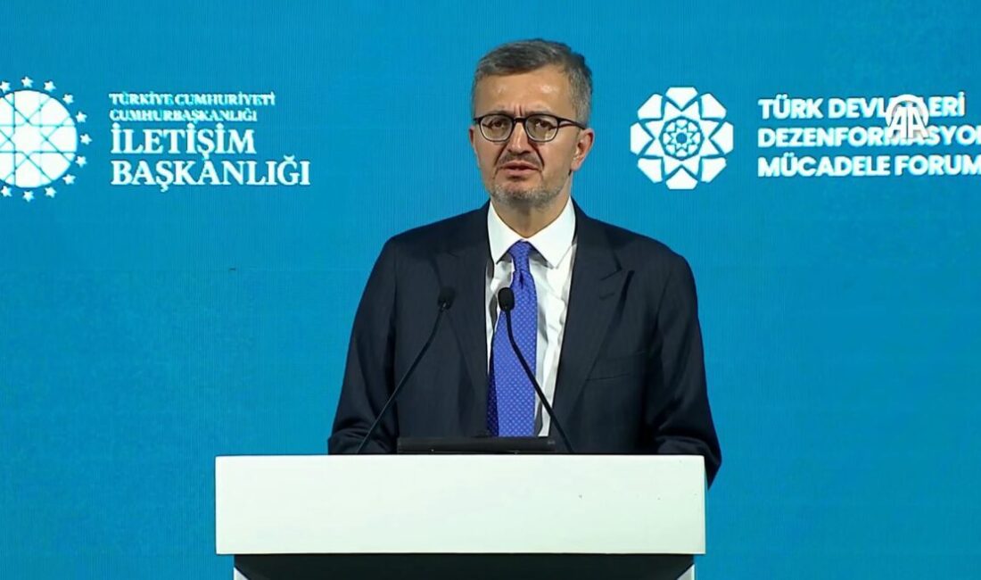 Aybala MELEK/ANKARA, – İLETİŞİM Başkanı Burhanettin Duran, “Dezenformasyonla mücadelede hem