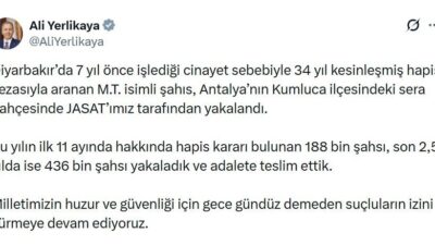 Umutcan ÖREN/ANKARA, – İÇİŞLERİ Bakanı Ali Yerlikaya, Diyarbakır’da 7 yıl