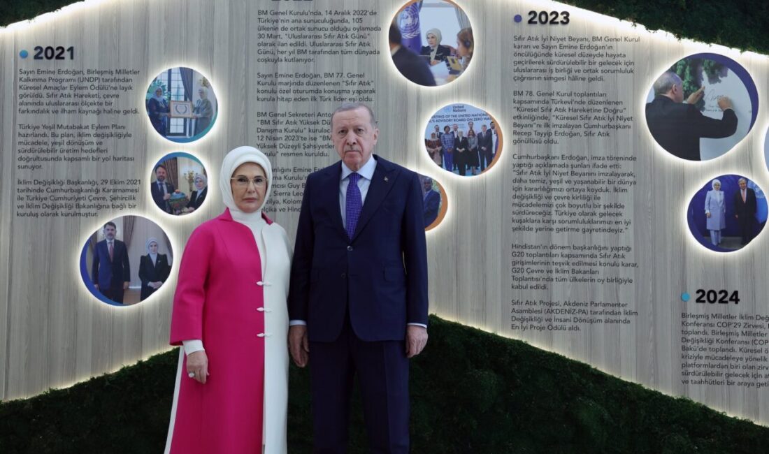 ANKARA, – CUMHURBAŞKANI Recep Tayyip Erdoğan’ın eşi Emine Erdoğan, ‘Türkiye’yi