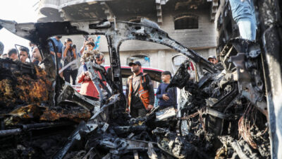 FİLİSTİN, – HAMAS, İsrail’in Gazze’de bir araca düzenlediği saldırıyla, ateşkes