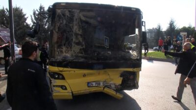 Leyla YILDIZ/İSTANBUL, – Üsküdar’da otomobile çarptıktan sonra 5 katlı binanın