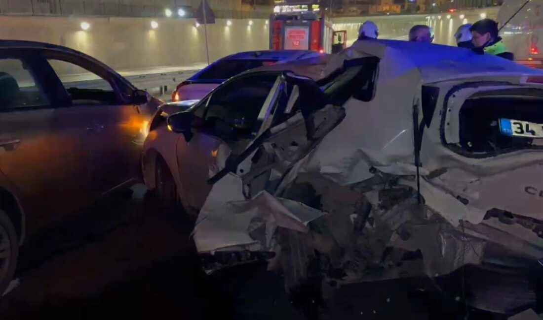 Mehmet Kaan KURT/İSTANBUL, – ÇEKMEKÖY’de Şile Otobanı üzerindeki Taşdelen Tüneli’nde