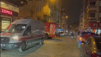 İSTANBUL, – GÜNGÖREN’de 6 katlı binanın bodrum katında henüz bilinmeyen