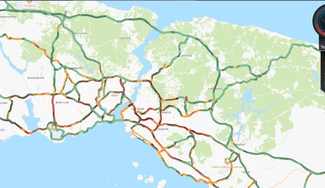 Emre KURT-Murat SOLAK/İSTANBUL, -İstanbul’da haftanın ilk iş gününde yağışın da