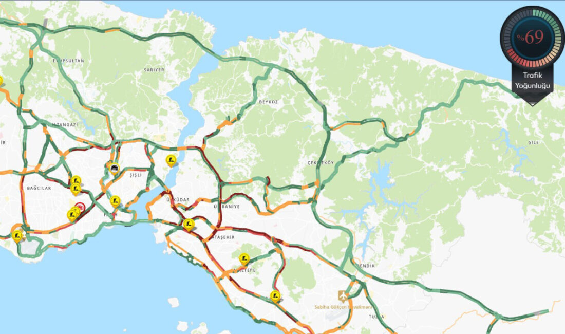 İsa ALMAÇAYIR-Özgür EREN/İSTANBUL, -İSTANBUL’da haftanın ilk iş gününde yağışın da