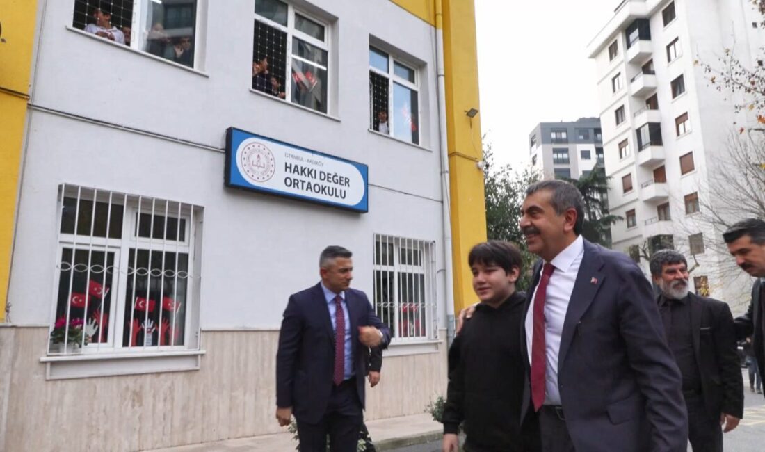 Esra GÜNTEPE -Harun ŞAHBAZOĞLU / İSTANBUL, – Milli Eğitim Bakanı