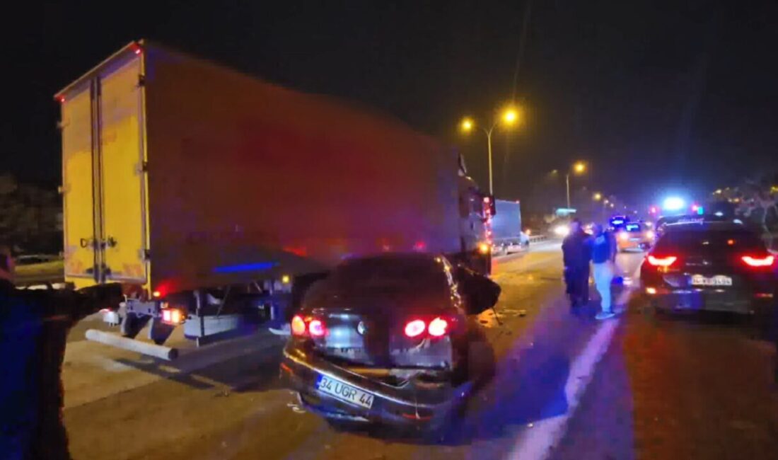 Mert ORDU/İSTANBUL – SULTANBEYLİ TEM Otoyolu’nda seyir halindeki cipe çarptıktan