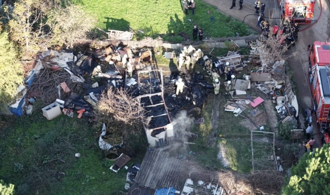 Mert ORDU / İSTANBUL, – TUZLA’da gecekonduda çıkan yangın, kısa