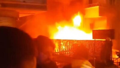 Leyla YILDIZ/İSTANBUL, – ÜMRANİYE’de 5 katlı binanın giriş katındaki iş