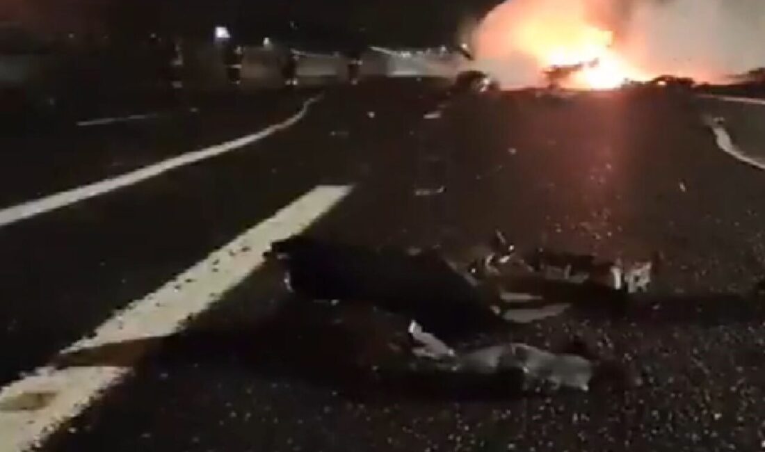 İTALYA, – İTALYA’nın Teano kenti yakınlarında meydana gelen kazanın ardından