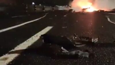 İTALYA, – İTALYA’nın Teano kenti yakınlarında meydana gelen kazanın ardından