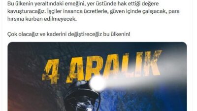ANKARA, – CHP Genel Başkanı Özgür Özel, 4 Aralık Dünya