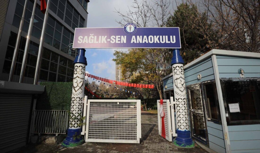 İSTANBUL, – SAĞLIK-Sen, Ankara’da anaokulu açtı. Dil eğitimi, manevi değerler