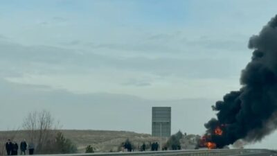 Emre EFE/POLATLI (Ankara), – ANKARA’nın Polatlı ilçesinde, seyir halindeki yolcu