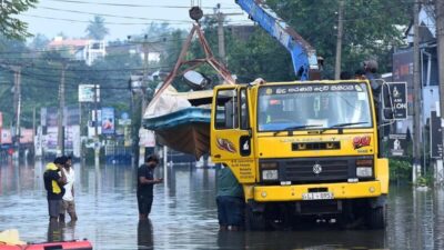 SRİ LANKA, – SRİ Lanka’da şiddetli yağışların neden olduğu afetlerde