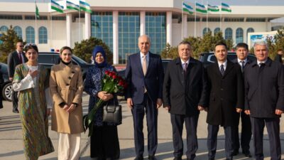 ÖZBEKİSTAN, – TBMM Başkanı Numan Kurtulmuş, resmi temaslarda bulunmak üzere