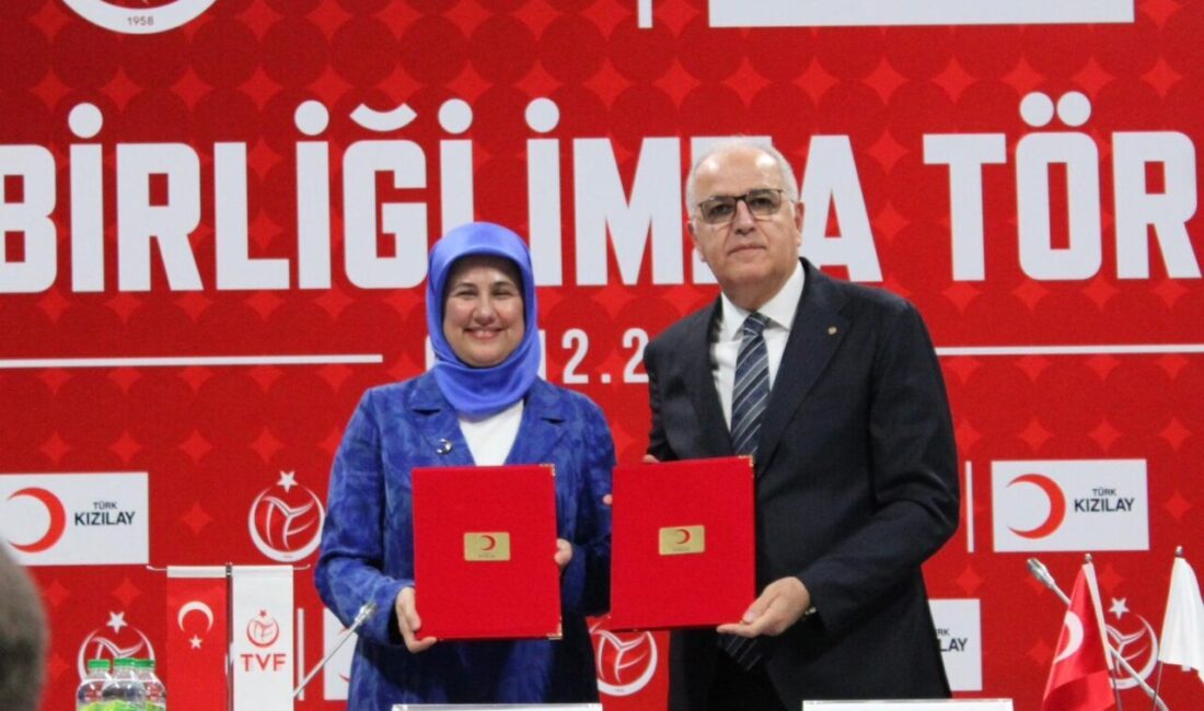 Nisa MİĞAL-Emirhan YÜZÜGÜLDÜ/ANKARA, – TÜRK Kızılay ve Türkiye Voleybol Federasyonu