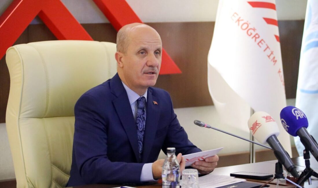 ANKARA, – YÜKSEKÖĞRETİM Kurulu (YÖK) Başkanı Prof. Dr. Erol Özvar,