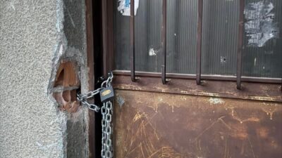 ANKARA, – ANKARA’nın Altındağ ilçesinde yan parseldeki inşaat çalışması sırasında