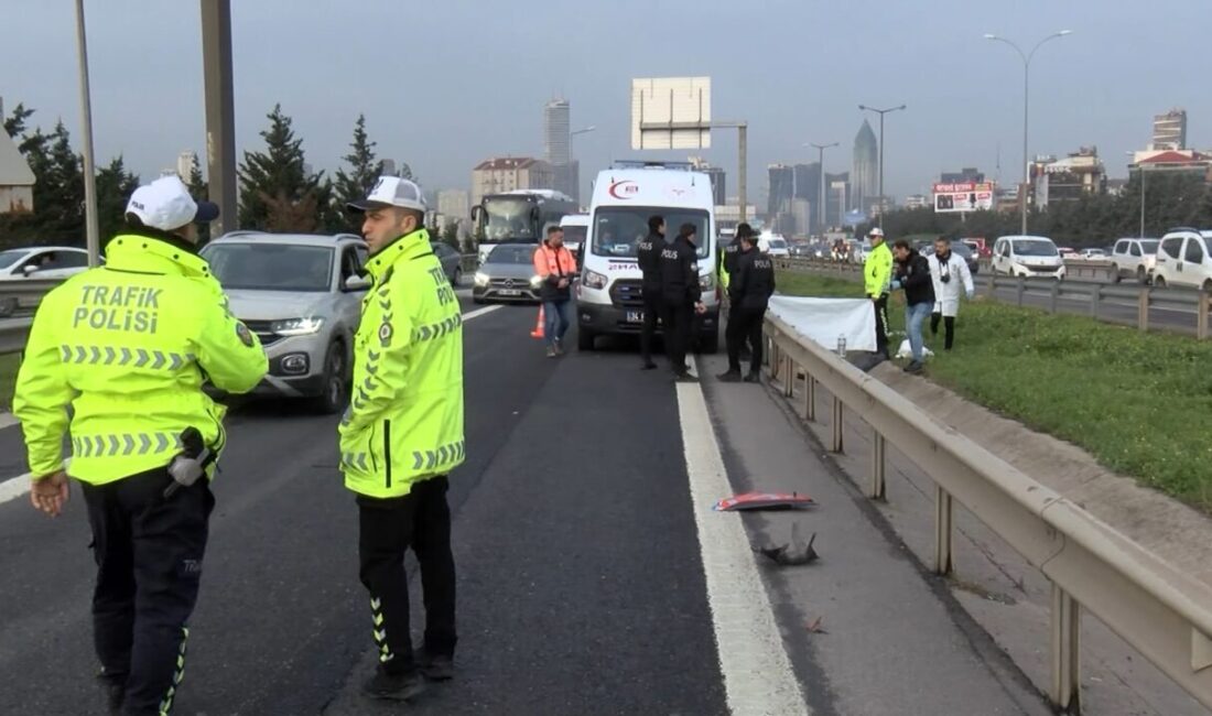 Murat SOLAK / İSTANBUL, -ATAŞEHİR, TEM Otoyolu yan yolda yolun