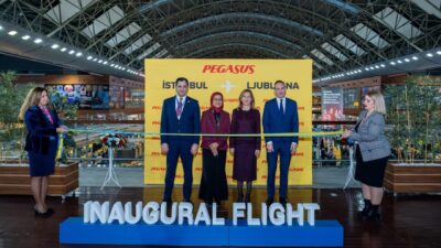İbrahim YILDIZ/İSTANBUL, – PEGASUS Havayolları, Sabiha Gökçen Havalimanı’ndan Slovenya’nın başkenti