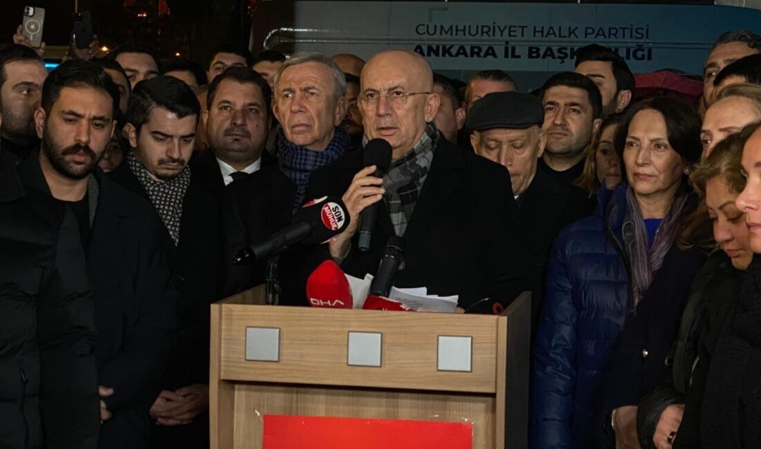 Samet ÖKSÜZ/ ANKARA, – CHP Ankara İl Başkanı Ümit Erkol,