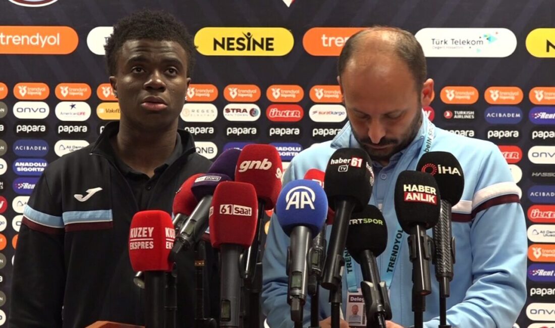 Efnan DEMİREREN / TRABZON, – TRABZONSPOR’un Fildişi Sahilli orta saha