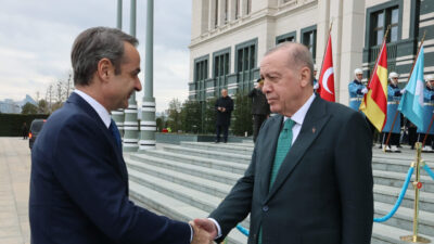 Aybala MELEK/ANKARA, – CUMHURBAŞKANI Recep Tayyip Erdoğan, Yunanistan Başbakanı Kiryakos
