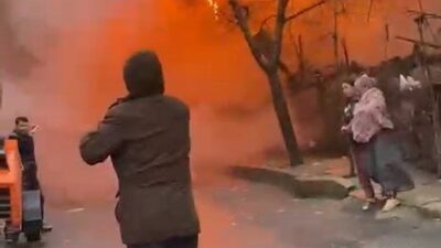 İhsan DÖRTKARDEŞ/İSTANBUL, – AVCILAR’da bir gecekonduda yangın çıktı. Alevler kısa