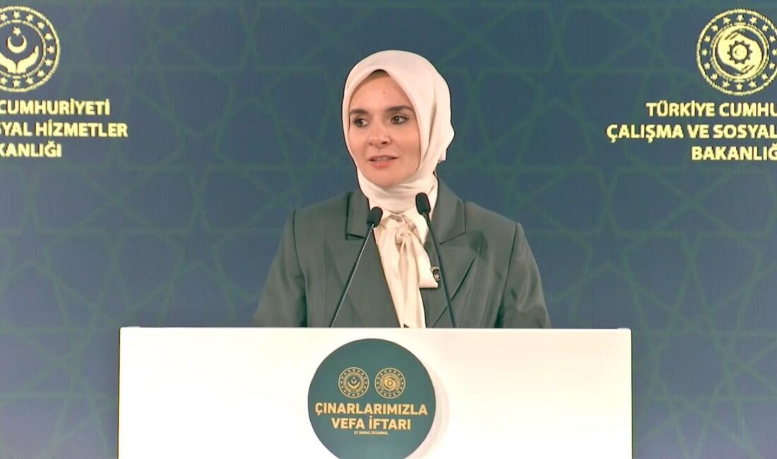 İSTANBUL, – AİLE ve Sosyal Hizmetler Bakanı Mahinur Özdemir Göktaş,