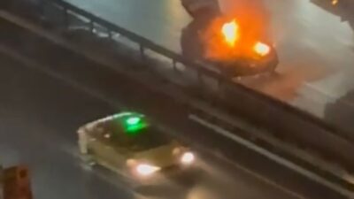 Mehmet Kaan KURT/İSTANBUL, – HALİÇ Köprüsü üzerinde seyir halindeki otomobilde