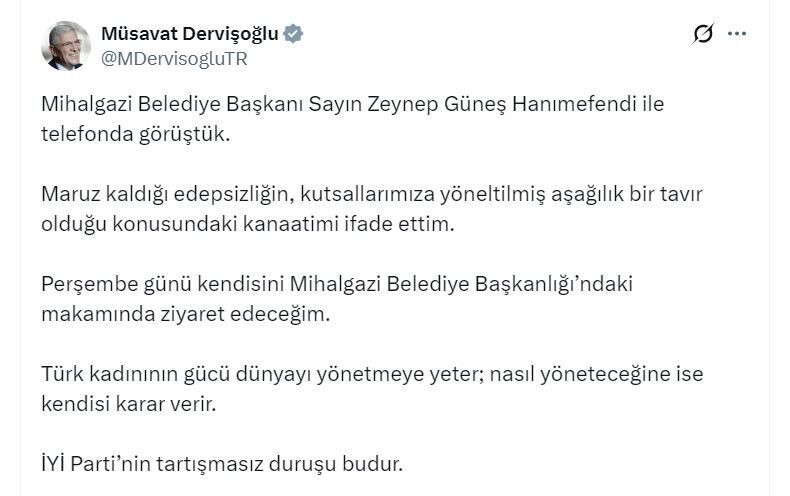 ‘TÜRK KADINININ GÜCÜ DÜNYAYI YÖNETMEYE YETER’ İYİ Parti Genel Başkanı