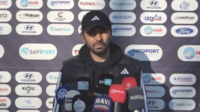 Ardacan UZUN/KÖRFEZ(Kocaeli), – KOCAELİSPOR Teknik Direktörü Selçuk İnan, “Beşiktaş son