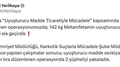 Umutcan ÖREN/ANKARA, – İÇİŞLERİ Bakanı Ali Yerlikaya, Şırnak’ta 142 kilogram