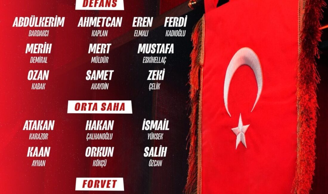 İSTANBUL, – 2026 Dünya Kupası Avrupa Elemeleri Play-Off Yarı Finali’nde