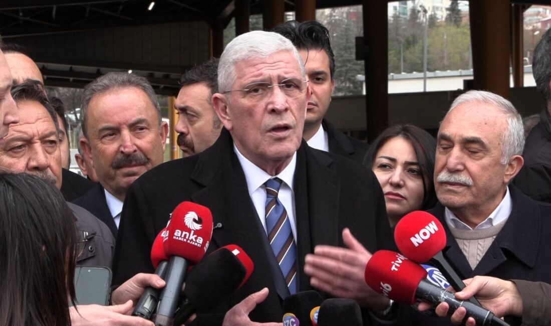 Umutcan ÖREN-Canberk ÖZTÜRK/ANKARA, – İYİ Parti Genel Başkanı Müsavat Dervişoğlu,