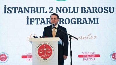 İSTANBUL, – İSTANBUL 2 Nolu Barosu tarafından düzenlenen iftar programında