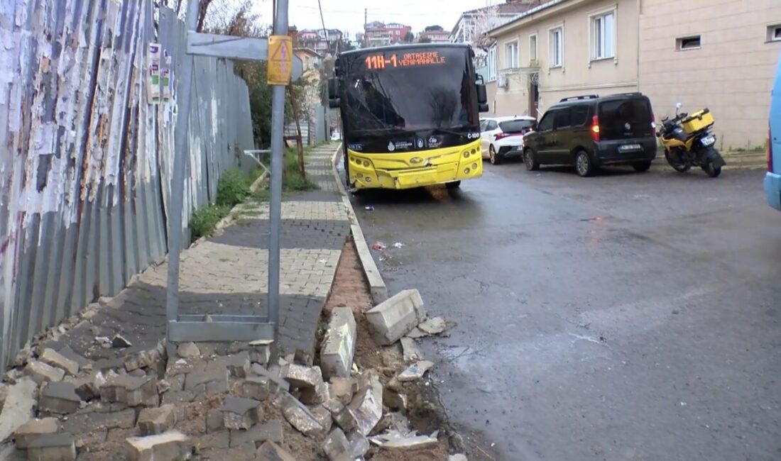 İsa ALMAÇAYIR / İSTANBUL, – BEYKOZ’da yağışlı havanında etkisiyle kayganlaşan