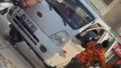 Mert ORDU / İSTANBUL, –MALTEPE’de motosiklet sürücüsü, trafikte tartıştığı kamyonet