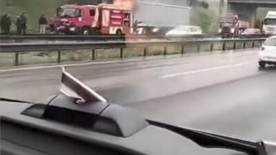 Murat SOLAK / İSTANBUL, – TUZLA TEM Otoyolu İstanbul istikametinde