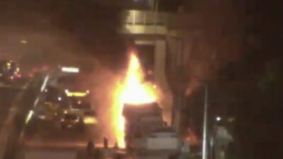 Mert ORDU/İSTANBUL, – TUZLA’da park halindeki taşyünü yüklü TIR alev