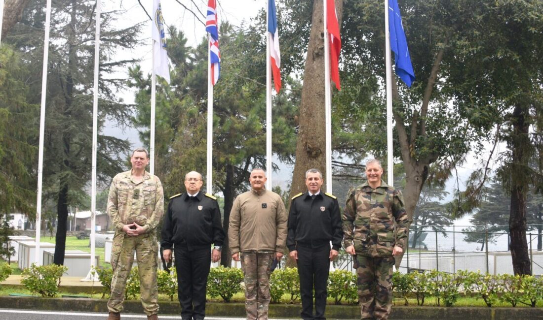 İSTANBUL Çok uluslu kuvvet kapsamında görev yapan komutanlar, İstanbul’da Deniz