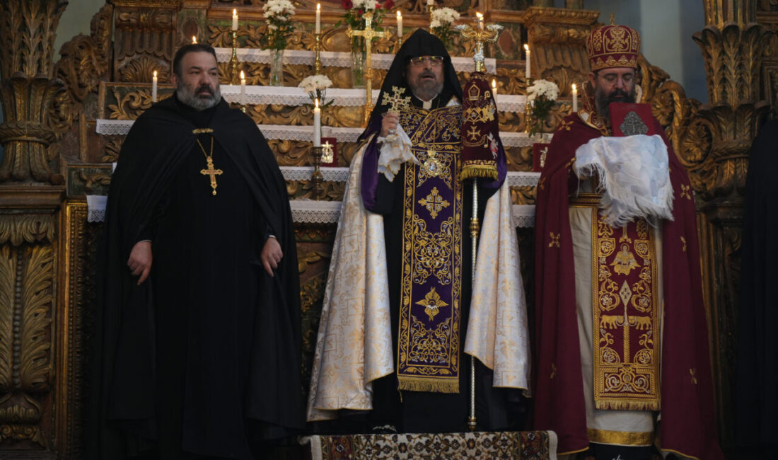 Furkan KAVUKLU/KAYSERİ, – KAYSERİ’nin Melikgazi ilçesindeki Surp Krikov Lusavoriç Kilisesi’nde