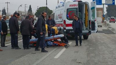 Emre SAÇLI/ SALİHLİ(Manisa), – MANİSA’nın Salihli ilçesinde yolun karşısına geçmek